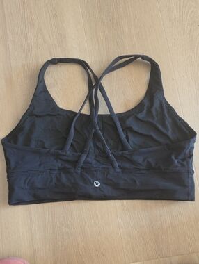 lululemon athletica Black Crisscross Strap Sports Bra